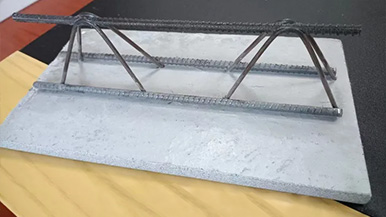 预制“桁架薄底面板免拆楼承板/叠合楼板”自动化生产线
