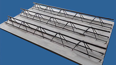 免拆楼承板生产线-免拆底模钢筋桁架楼承板-用工少产能高 节约投资
