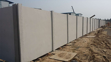 装配式大板围墙成套设备 预制大板围墙设备-造型漂亮、安装便捷